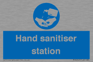 Hand sanitiser station